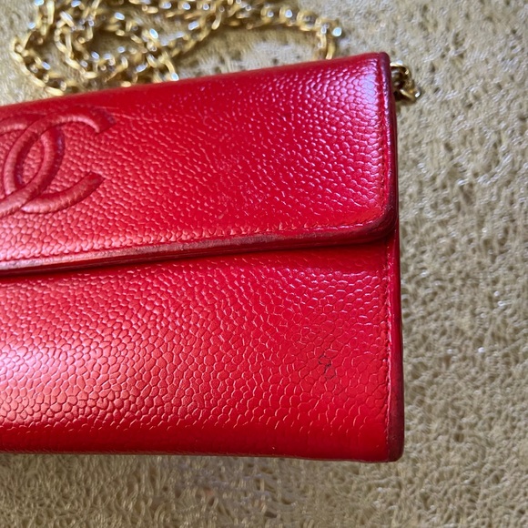 Chanel Wallet with added chain strap - Authentic! - Picture 2 of 8